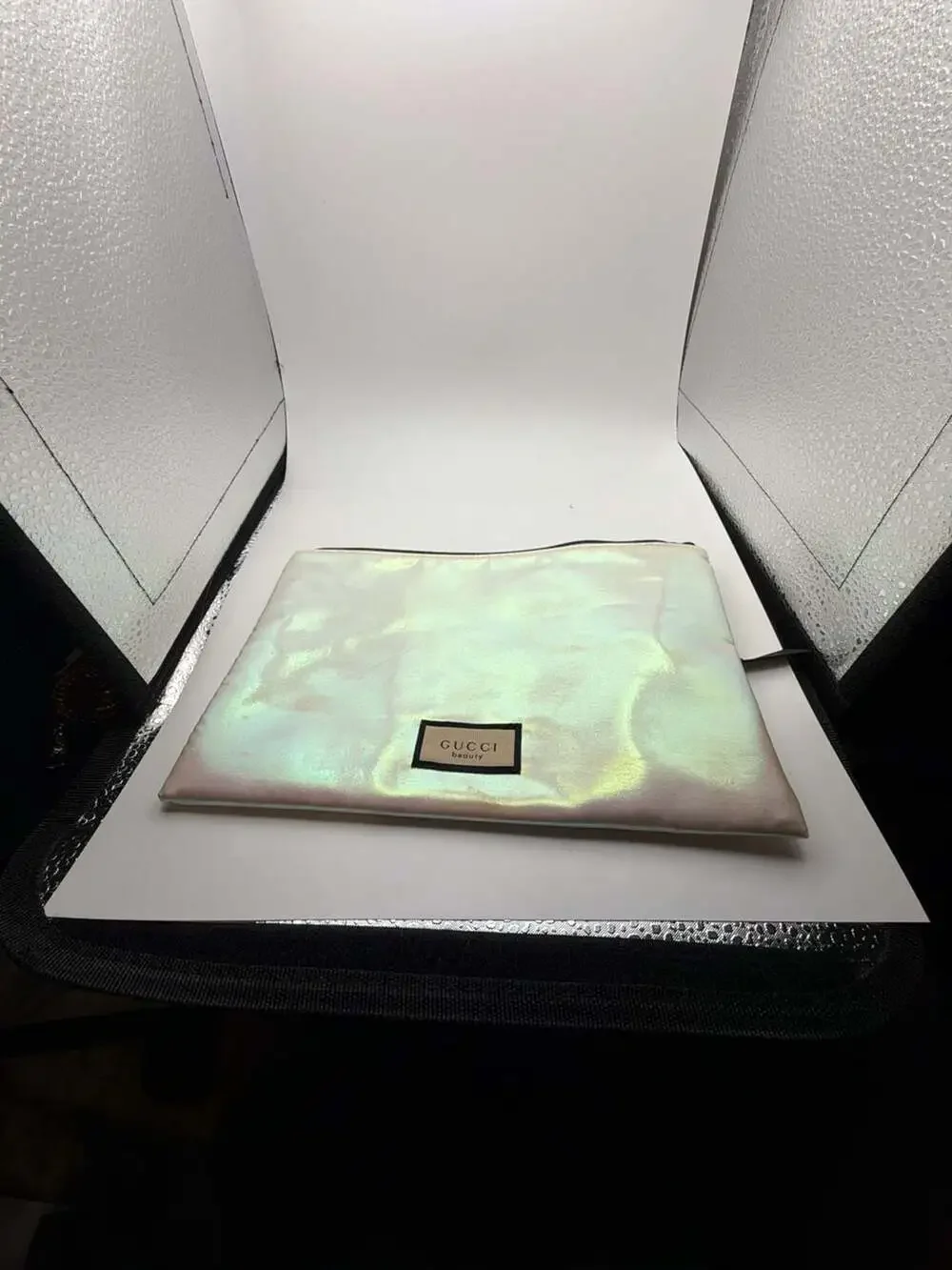 Gucci Beauty Iridescent Holographic Cosmetic Pouch